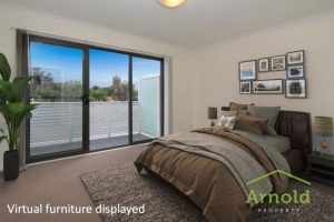 bedroom balcony real estate newcastle